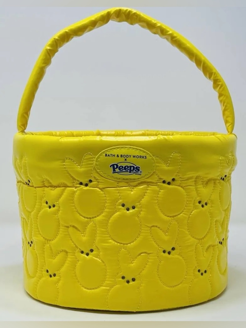 Bath & Body Works Yellow Quilted Peeps Bunny Tote #2